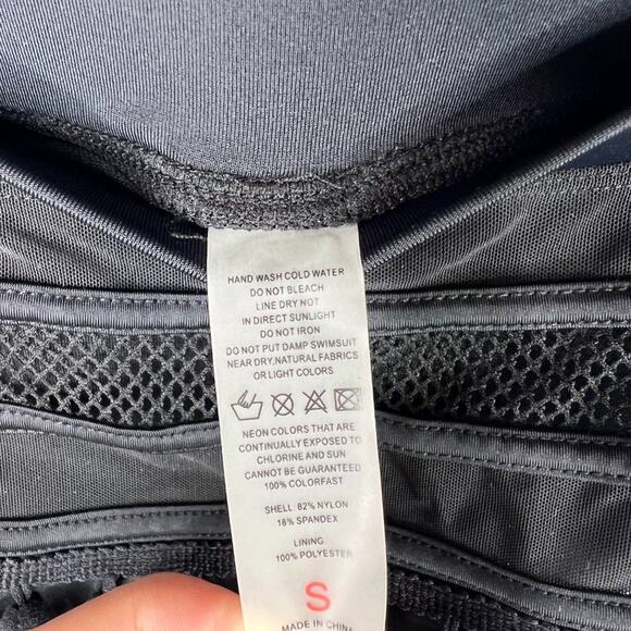 NWOT Black High Waisted Pom Pom Bikini Bottoms Small - Picture 5 of 7